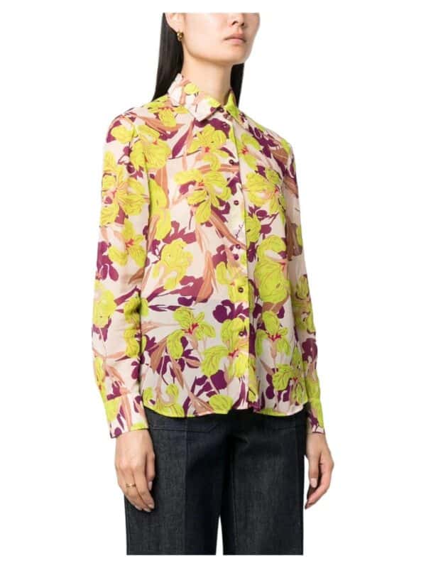 Camicia con stampa floreale - Pinko